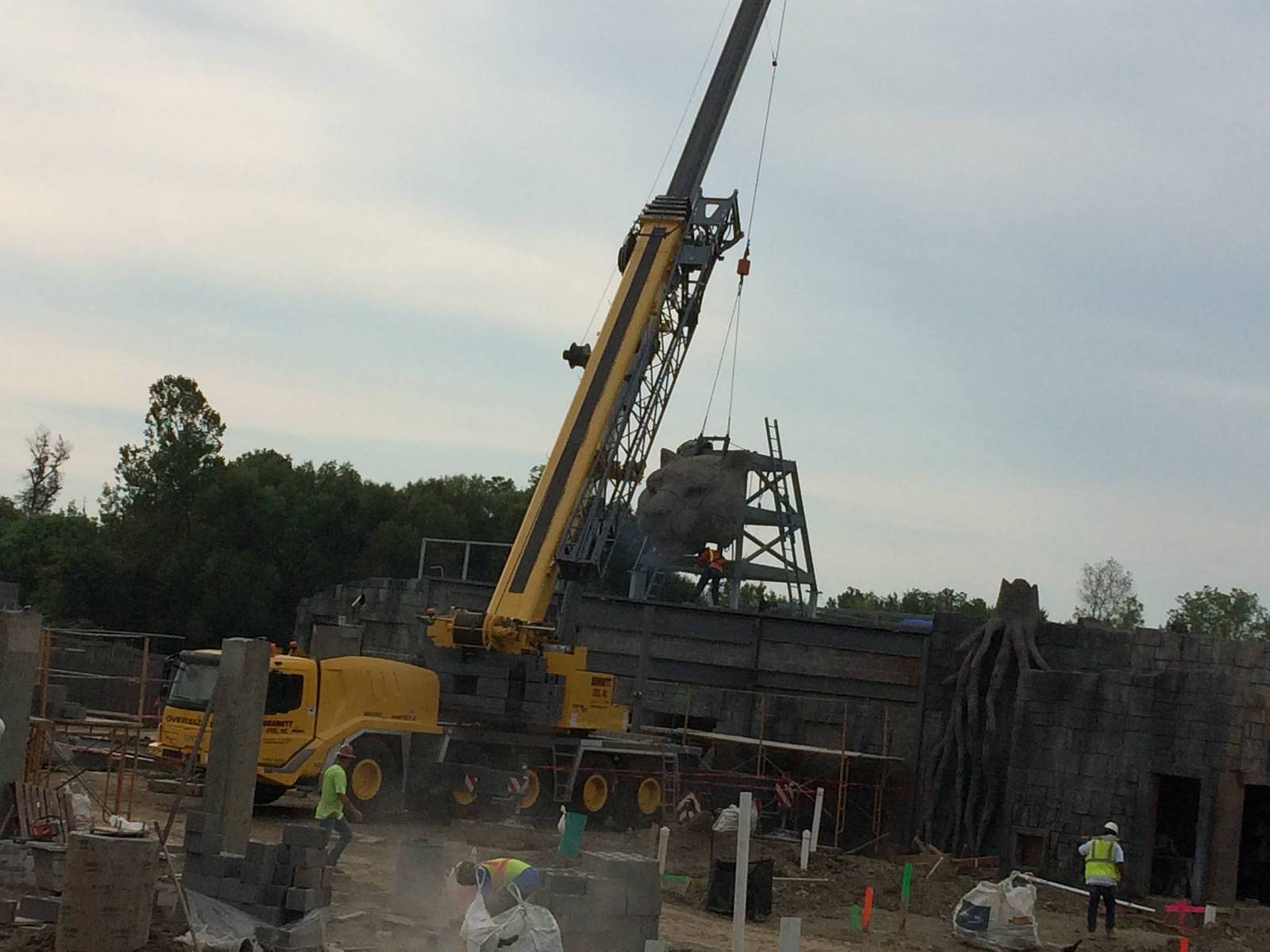 Construction on Lost Kingdom - September 2016