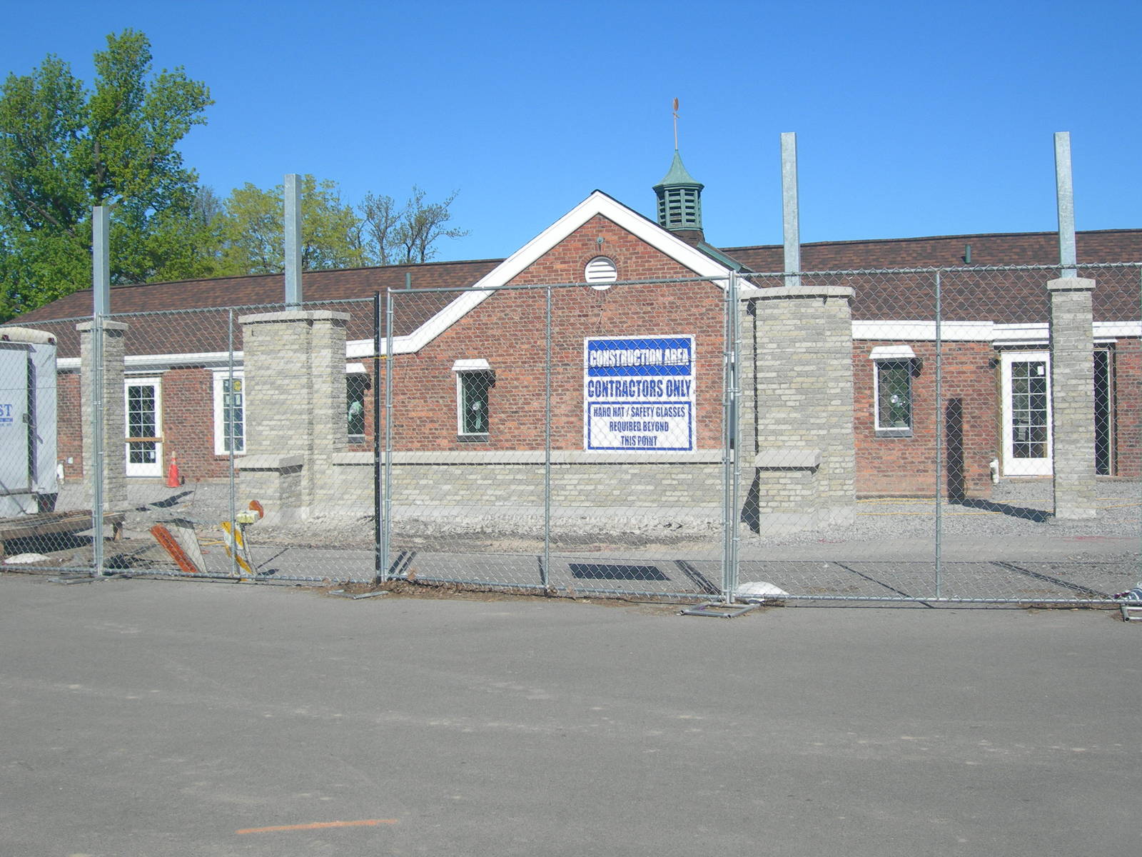 Construction on New Entrance