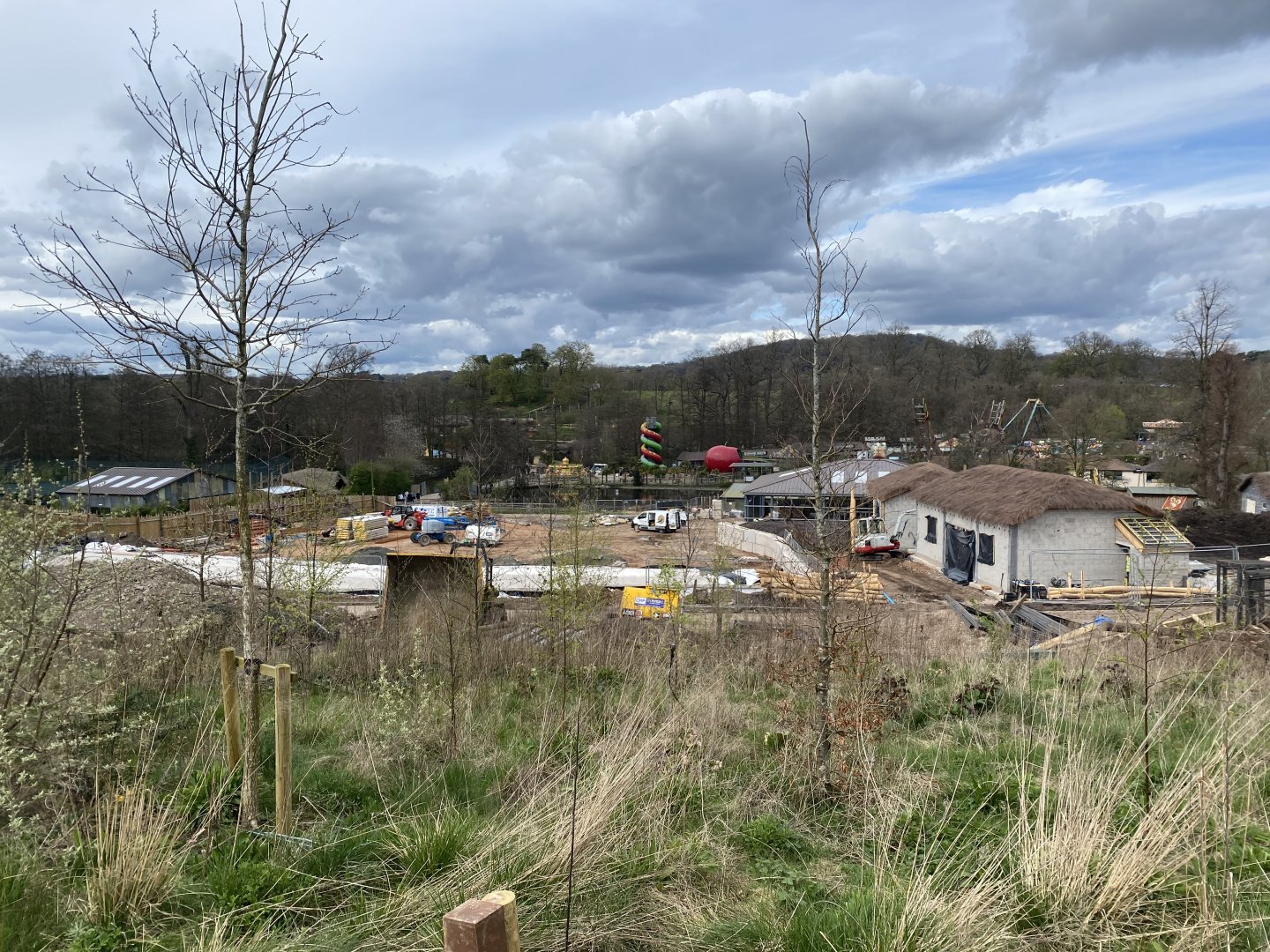 Construction on new hippopotamus enclosure