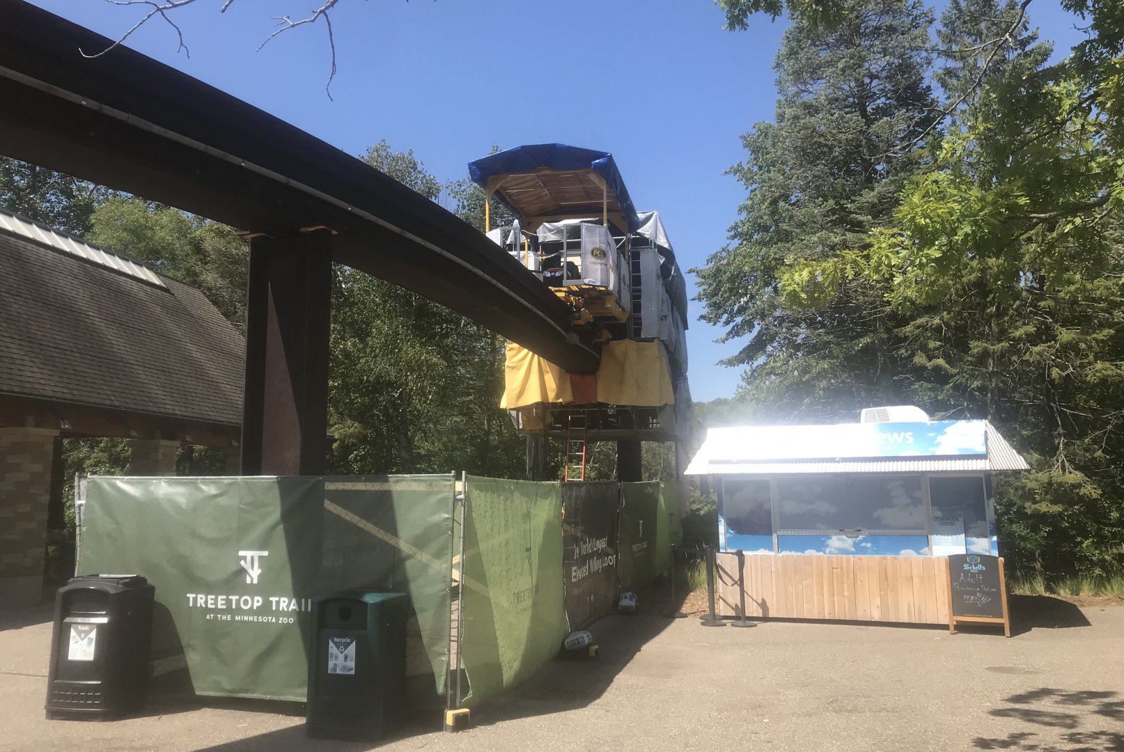 Construction on Treetops Trail