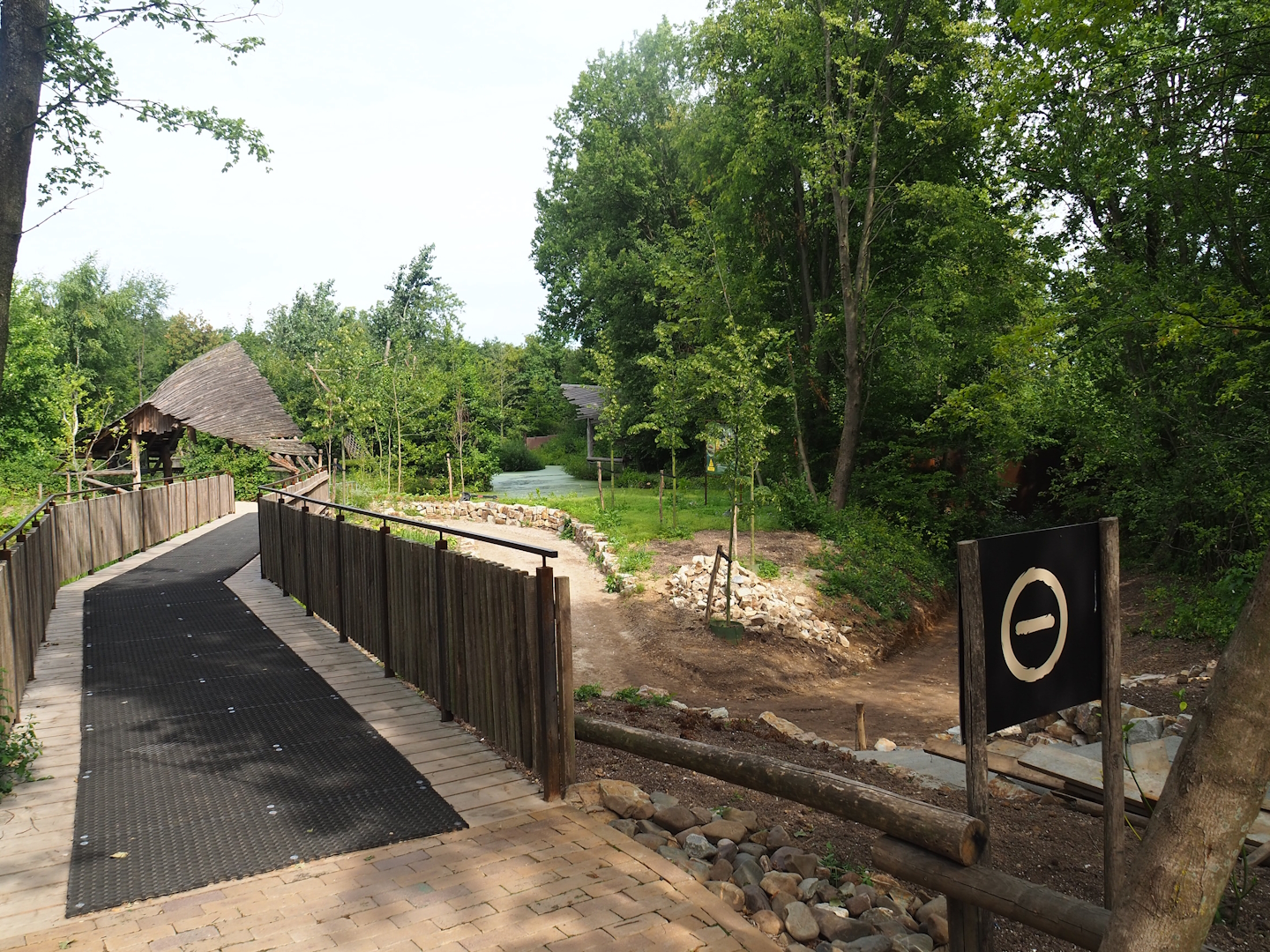 Construction site for new South American primate and bush dog area - New access road?, 2023-07-18