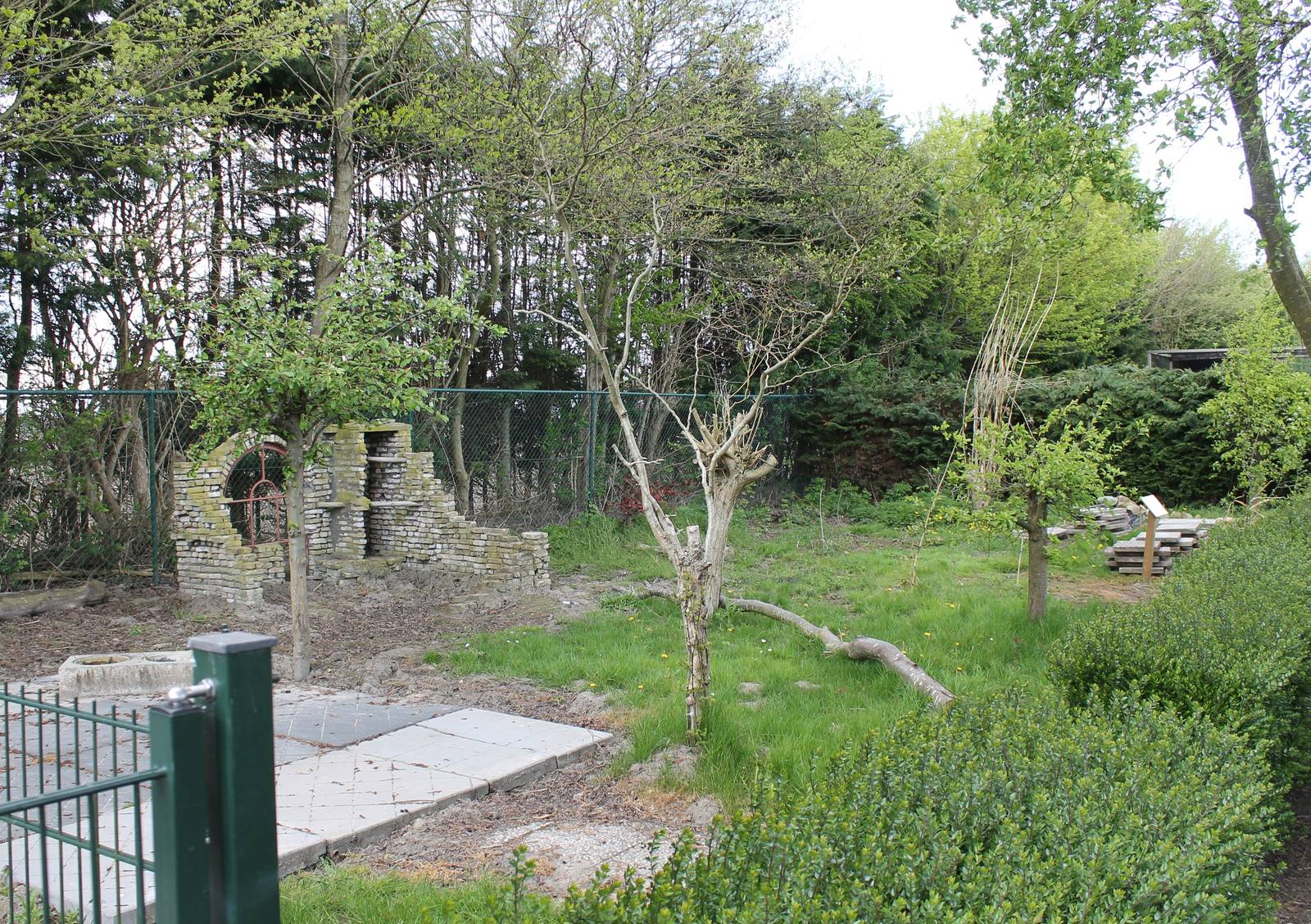 Construction site new aviary