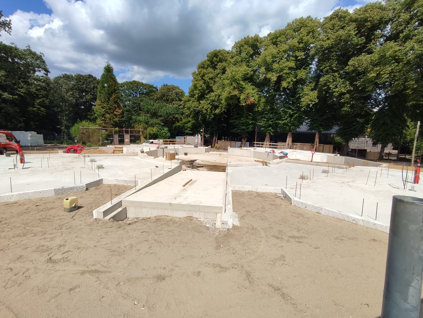 Construction site of the new 'Australian Experience'