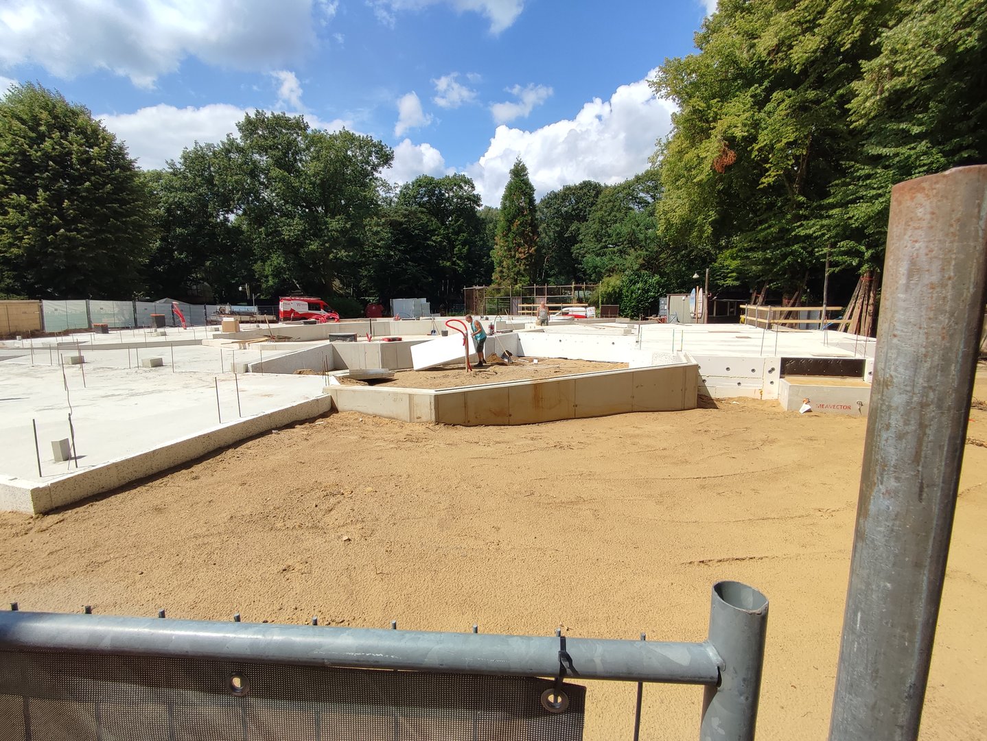 Construction site of the new 'Australian Experience'