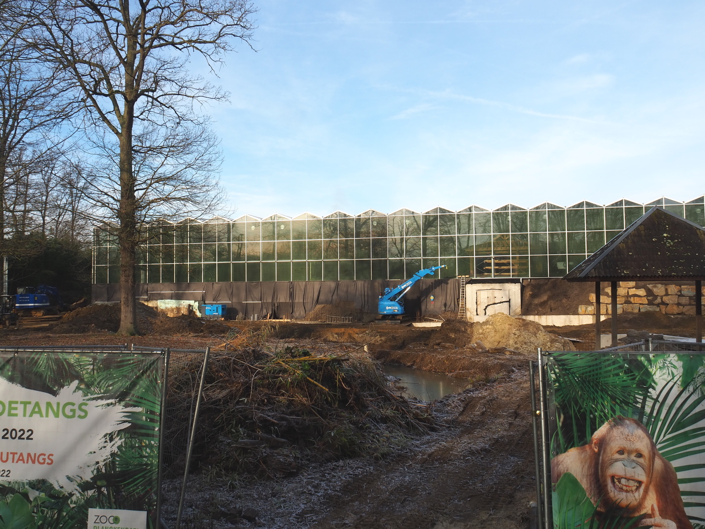 Construction update Orangutan project, 2021-12-22