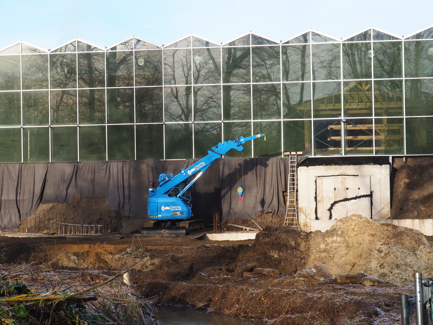 Construction update Orangutan project, 2021-12-22