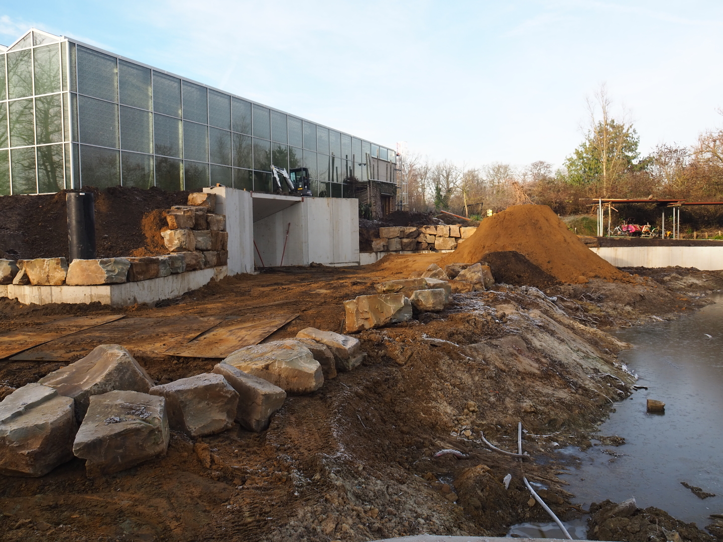 Construction update Orangutan project, 2021-12-22