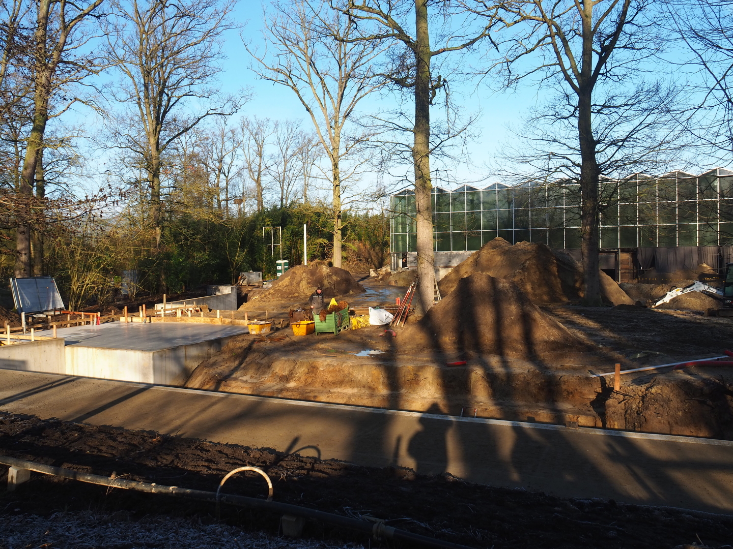 Construction update orangutan project, 2022-02-12