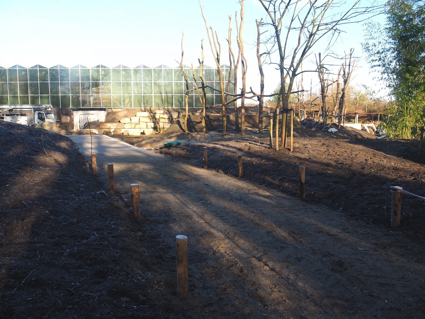 Construction update orangutan project - Base for new road?, 2022-02-12