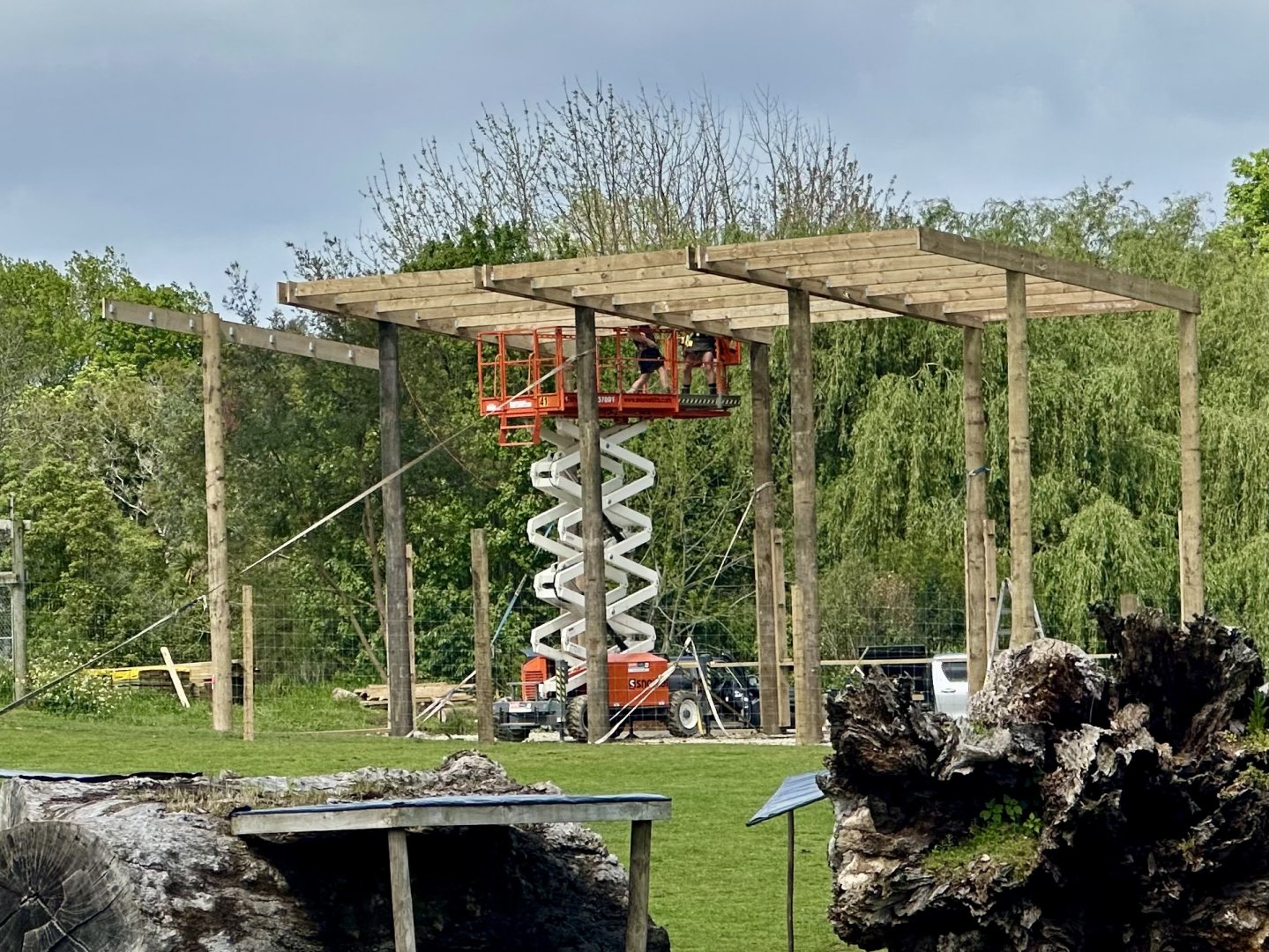 Construction Work - African Savannah Exhibit