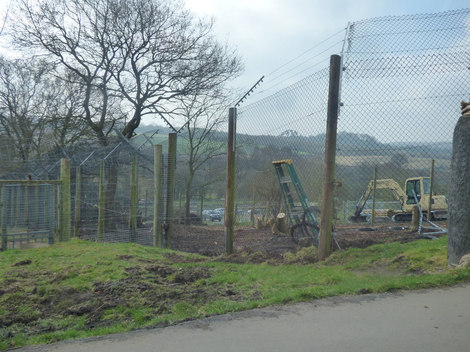 Construction work going on by Cheetah