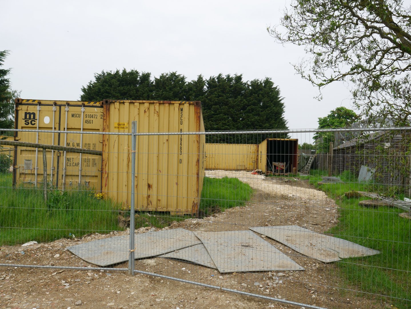 Containers for new enclosure?