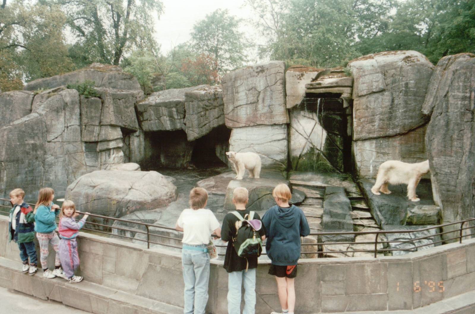 Copenhagen Zoo 1995 - Front of the old Polar Bear exhibit