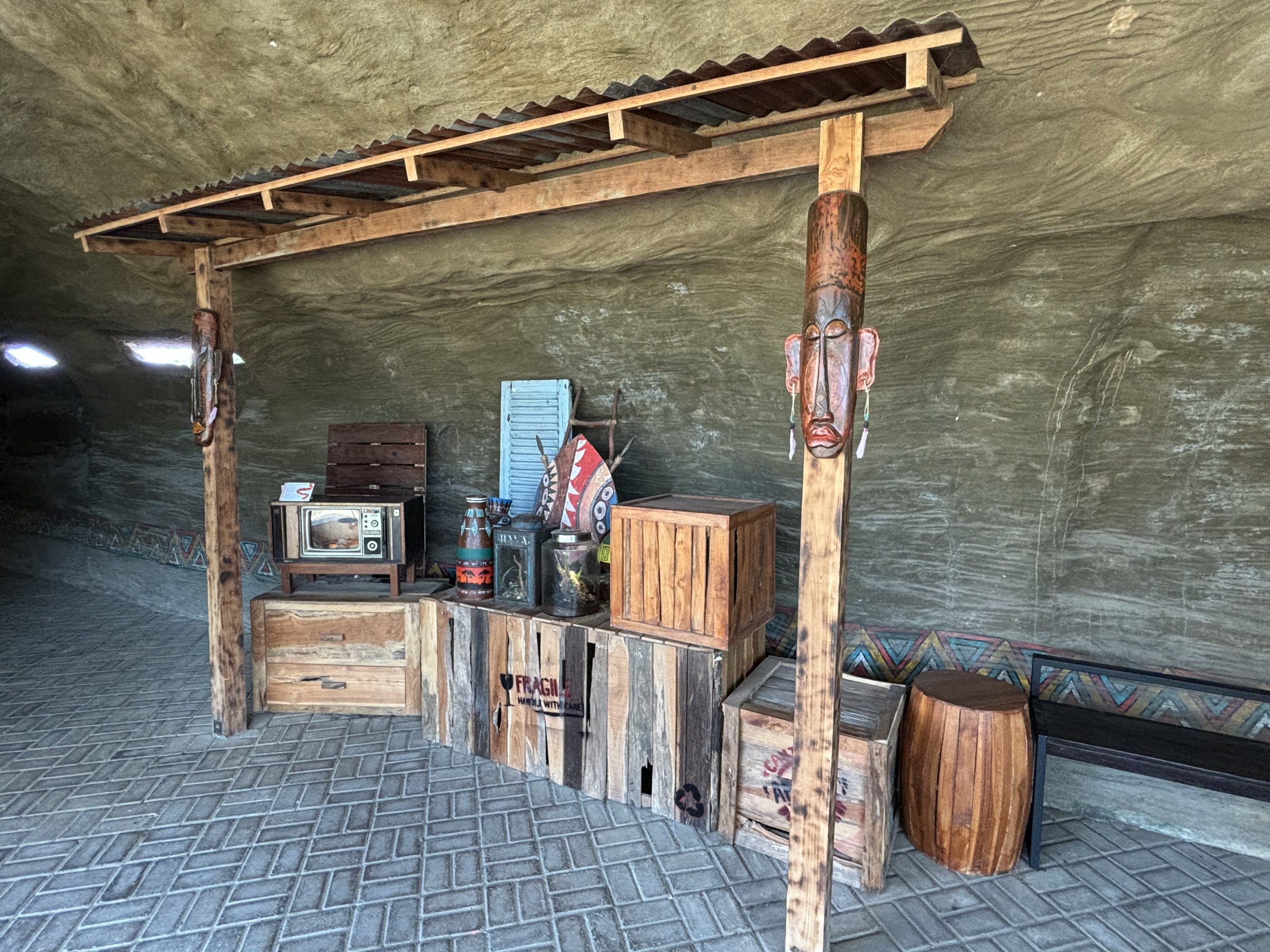 Corn Snake Exhibit - in the TV!
