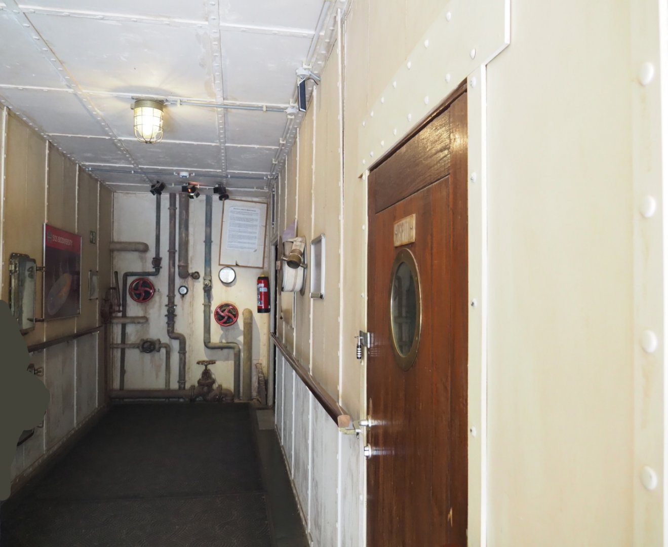 Corridor in the Mersus Emergo, next the giraffe stables, 2021-09-03