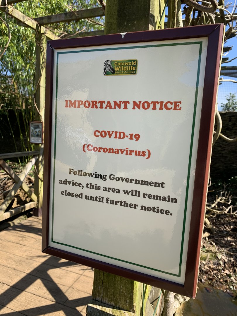 Cotswold Wildlife Park - 22nd March 2020 (pre-lockdown)