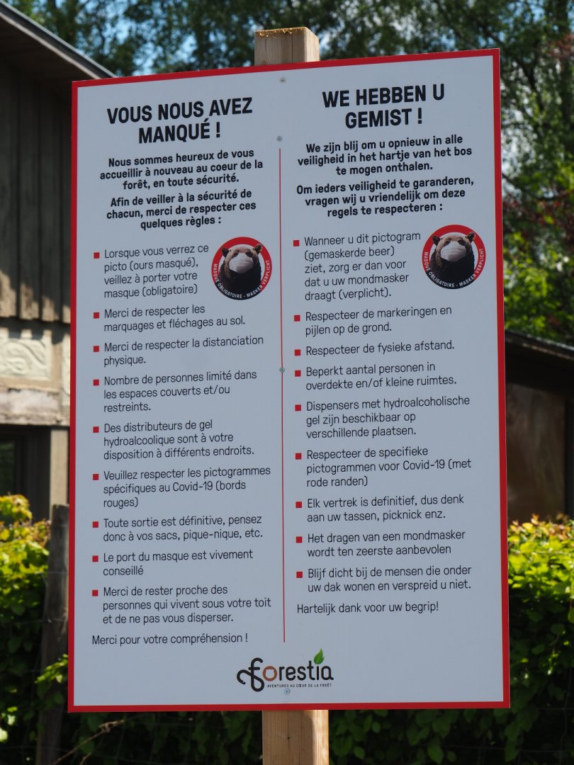 Covid-19 rules sign, 2021-05-29