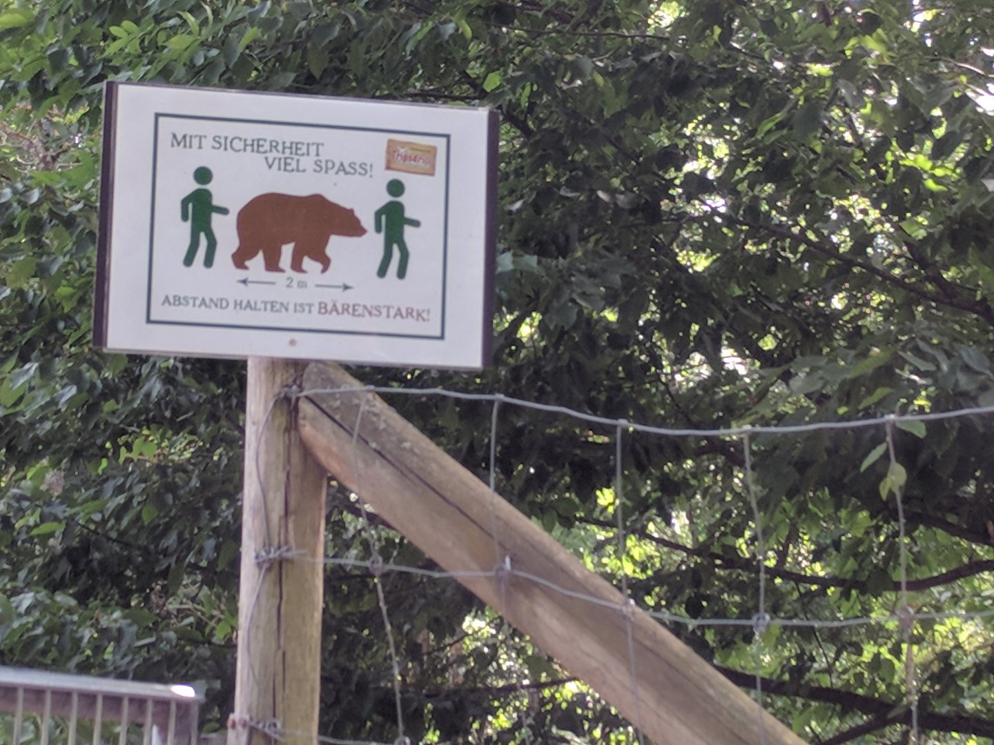 Covid 19 Signage Keep a Bear length apart