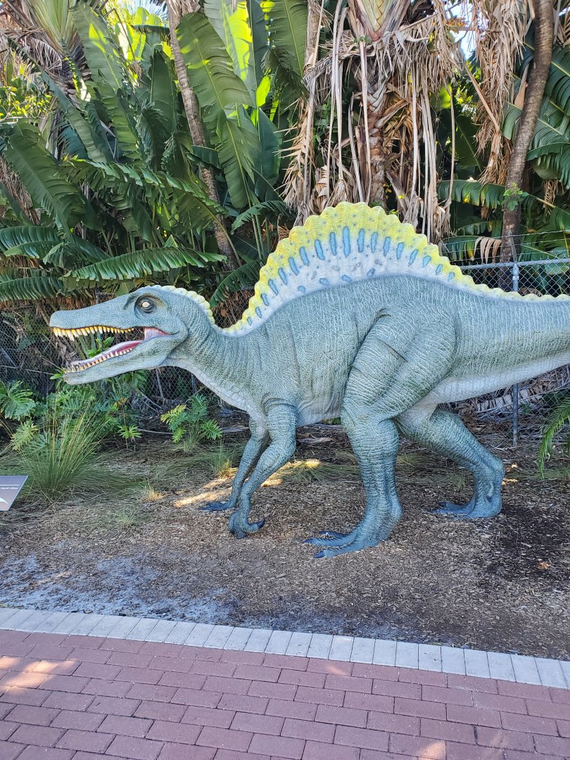 Cox Science Center & Aquarium (2021) - Outdated Dinosaur Statues