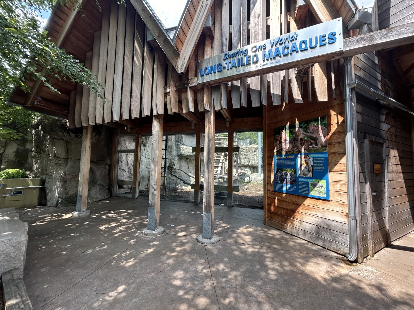 Crab-eating Macaque Exhibit - Oceans
