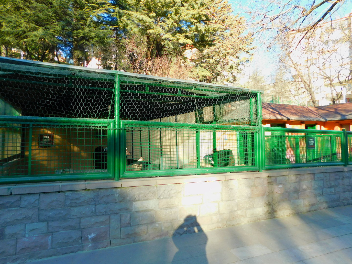 Crane Cage at the Ankara Domestic Animal Park