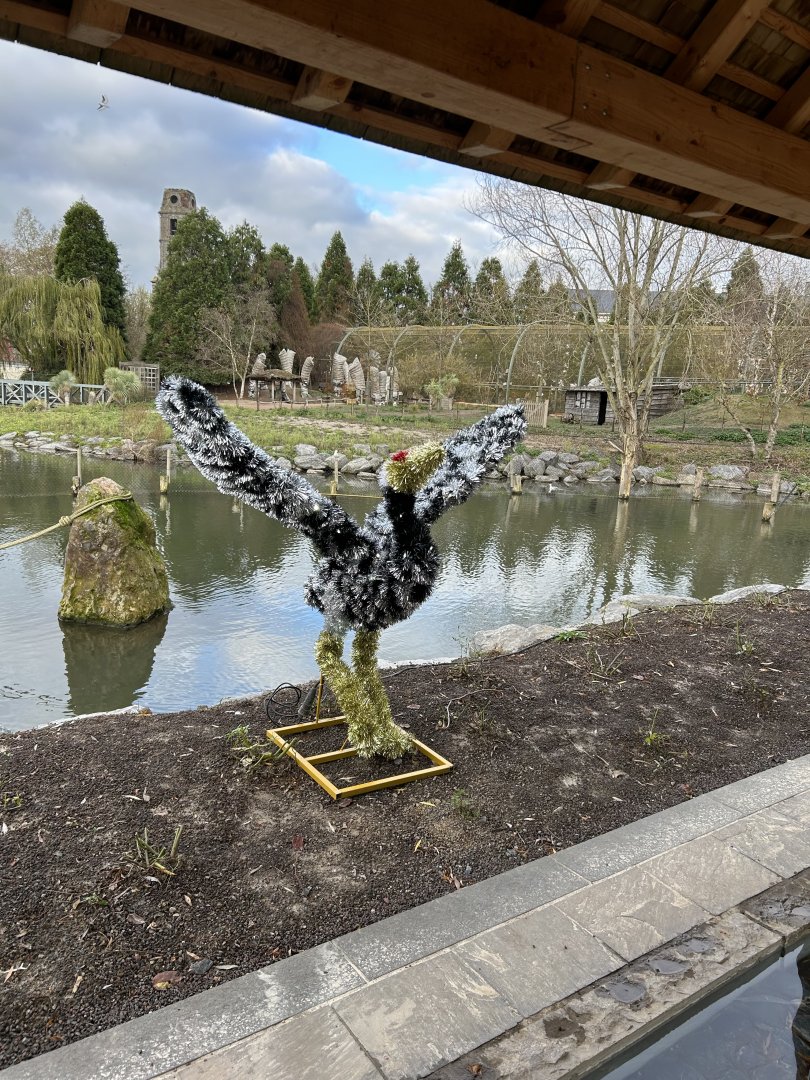 Crane Christmas animal