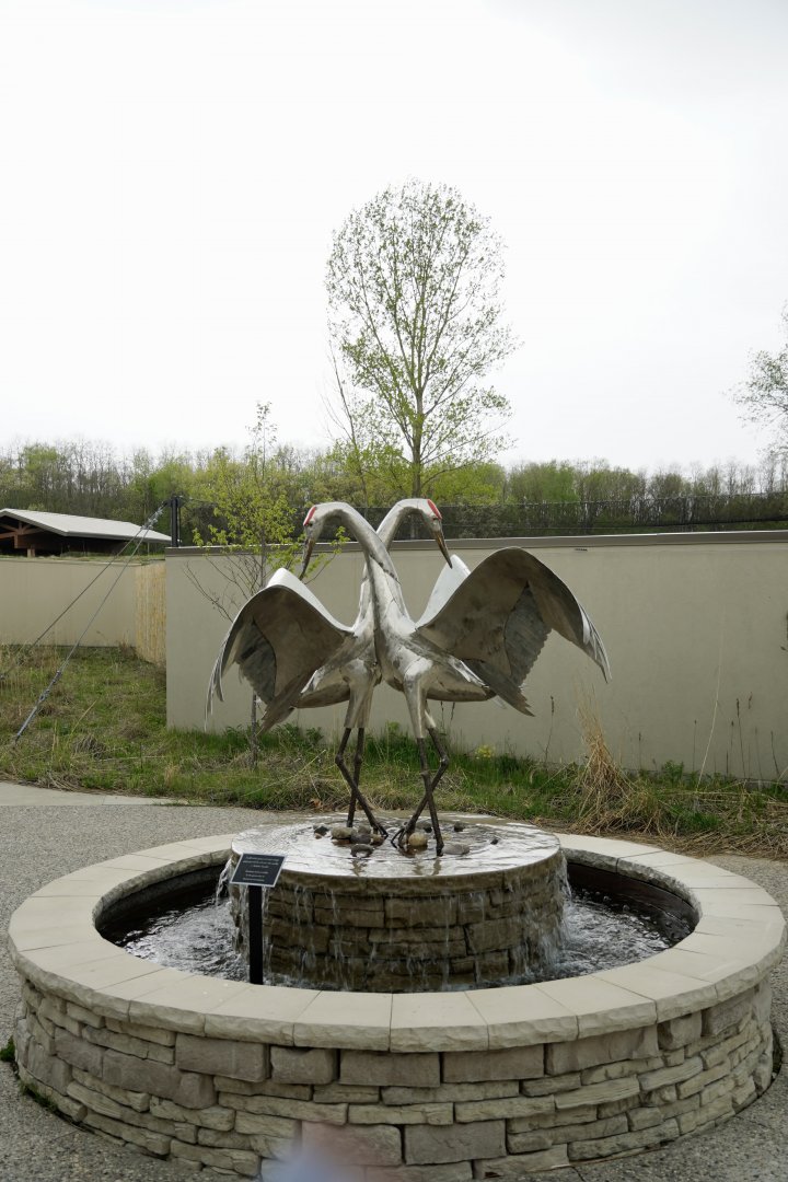 Crane Statue