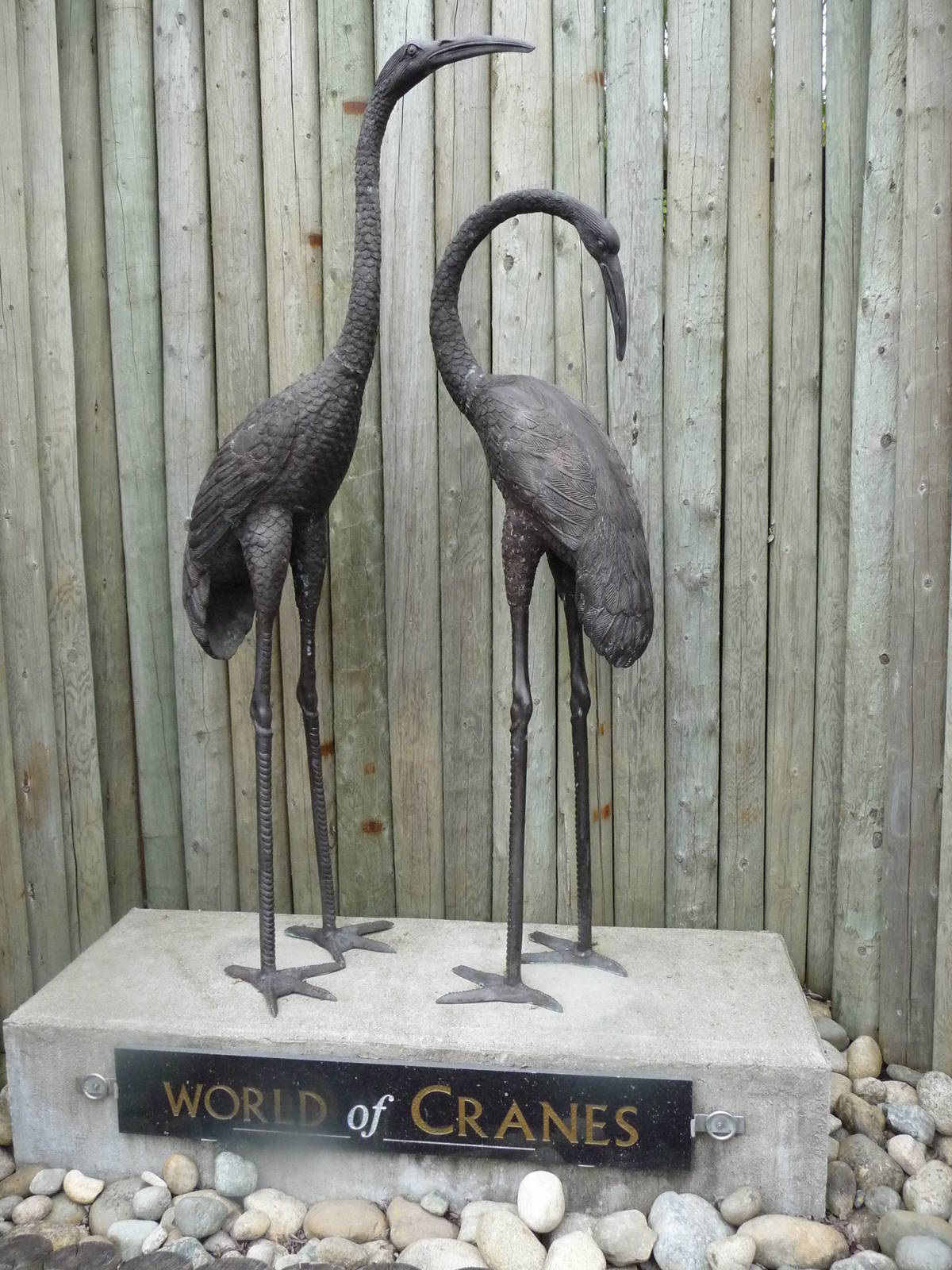 Crane Statues