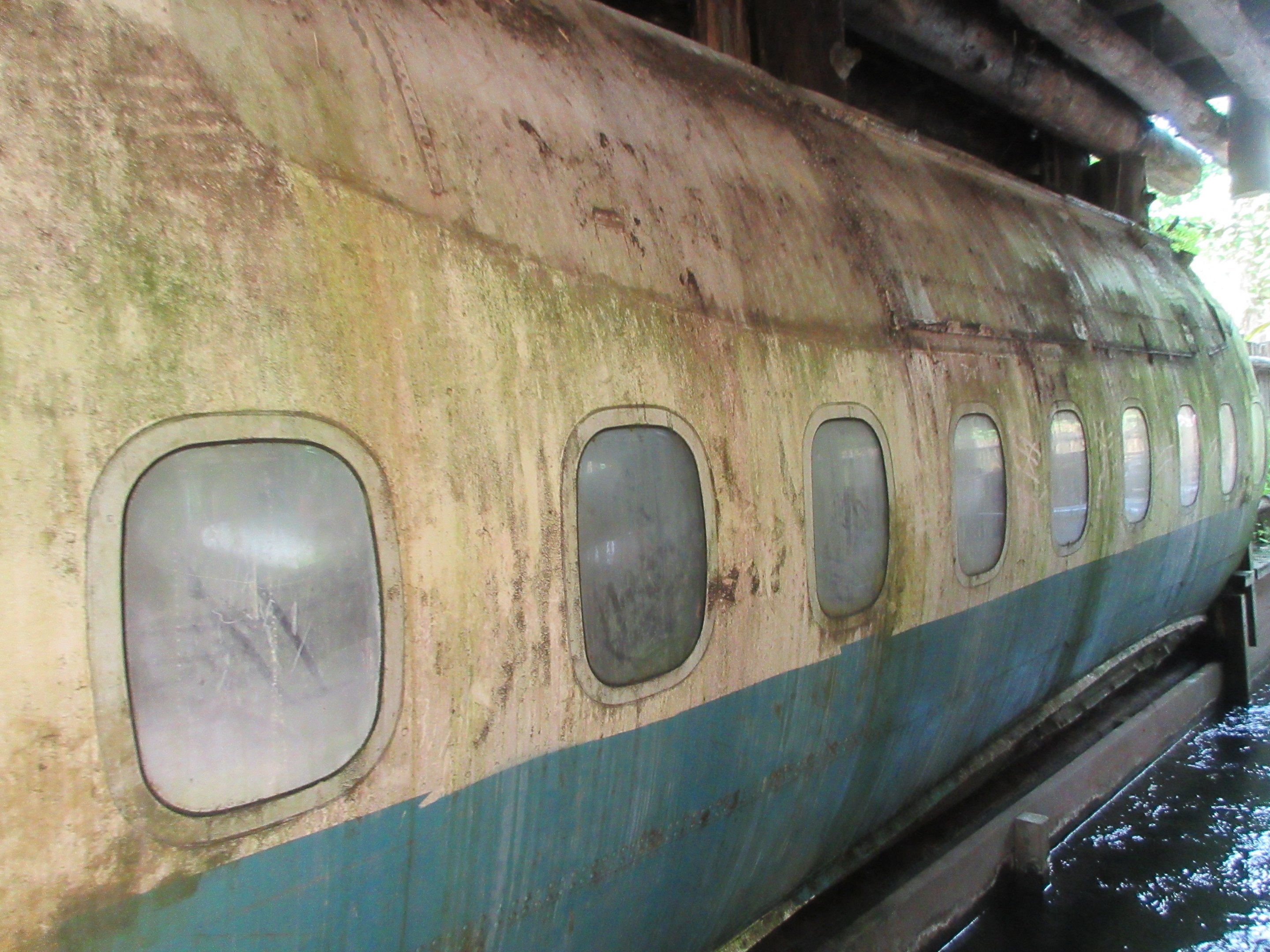Crashed Plane - close-up view