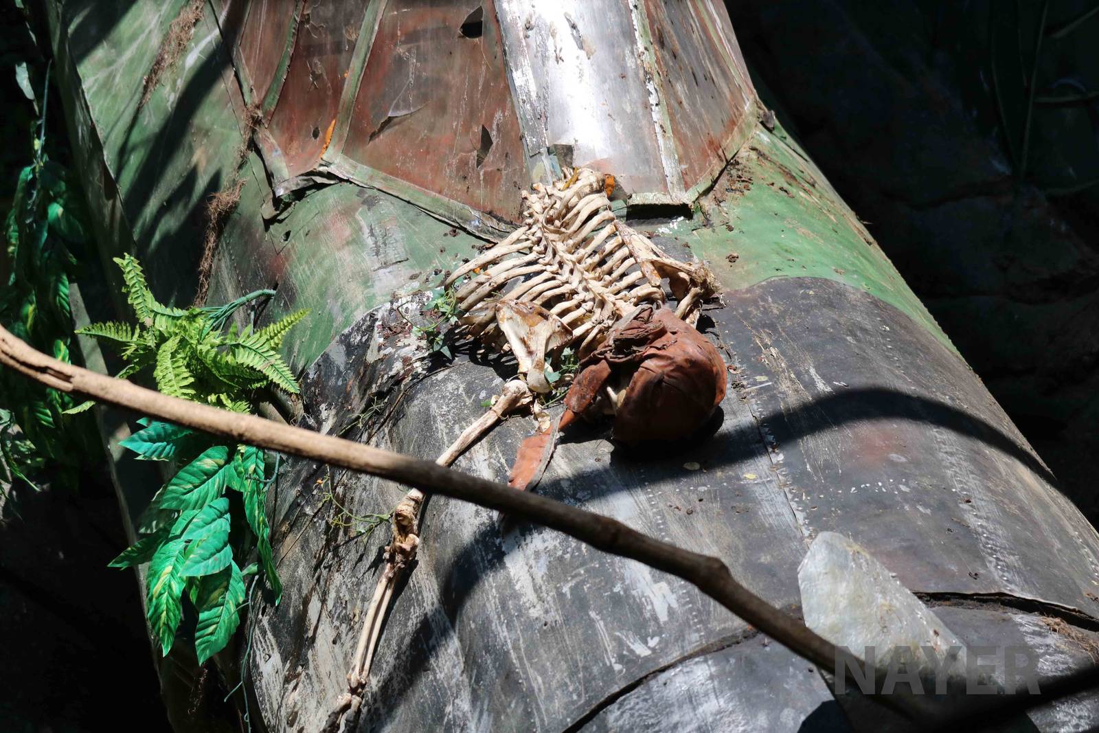 Crashed plane theming, April 2016