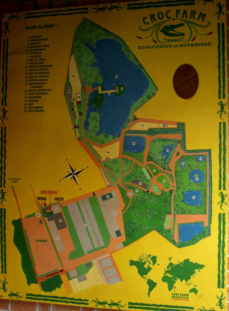 Croc Farm - Map