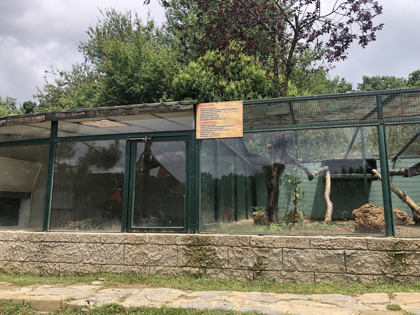 Crocodile and Genet enclosure
