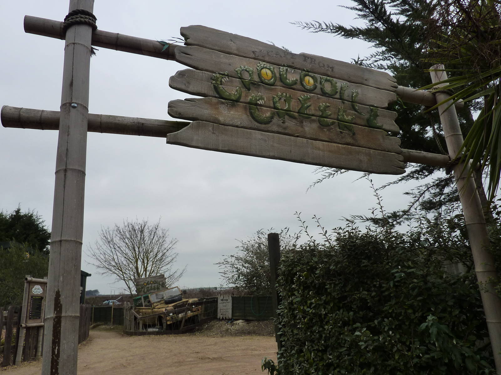 Crocodile creek entrance, 8th Feb 2012
