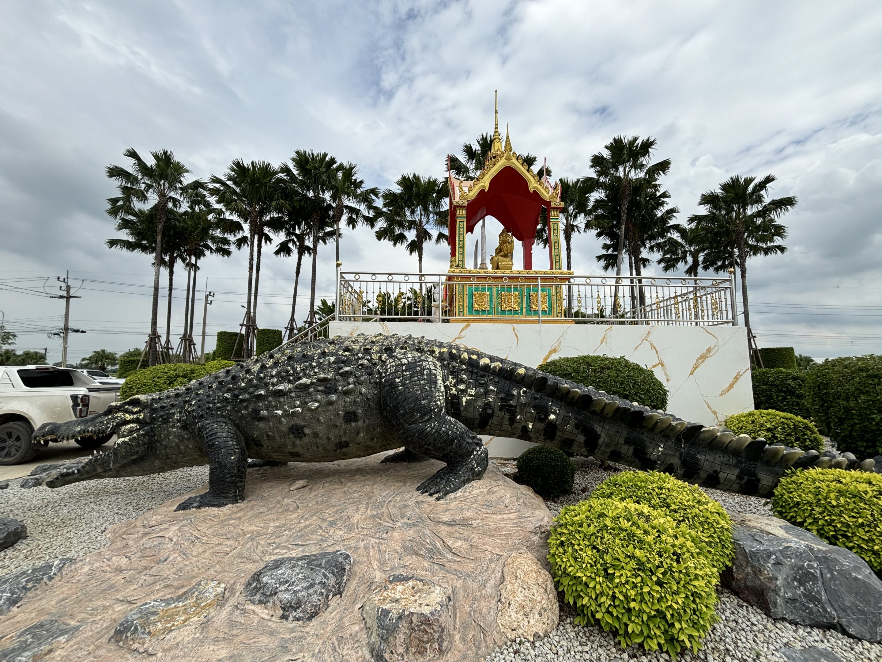 Crocodile Statue - Lion Park