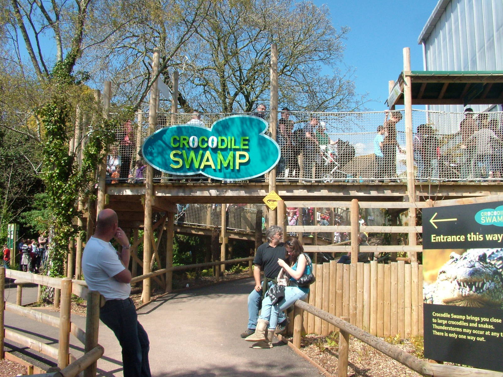 Crocodile Swamp at Paignton Zoo 12/04/09