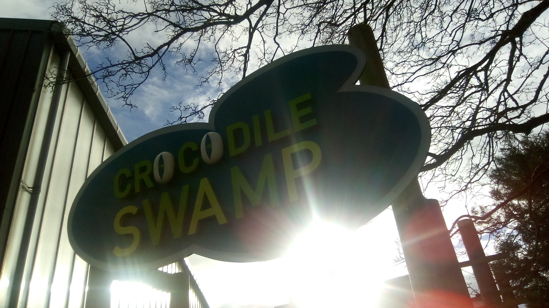Crocodile Swamp Sign