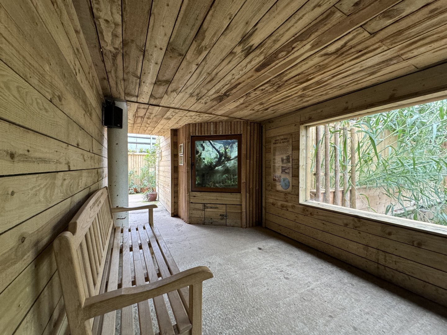 Crocodile Viewing Area at Woodside Wildlife Park (May 2024)