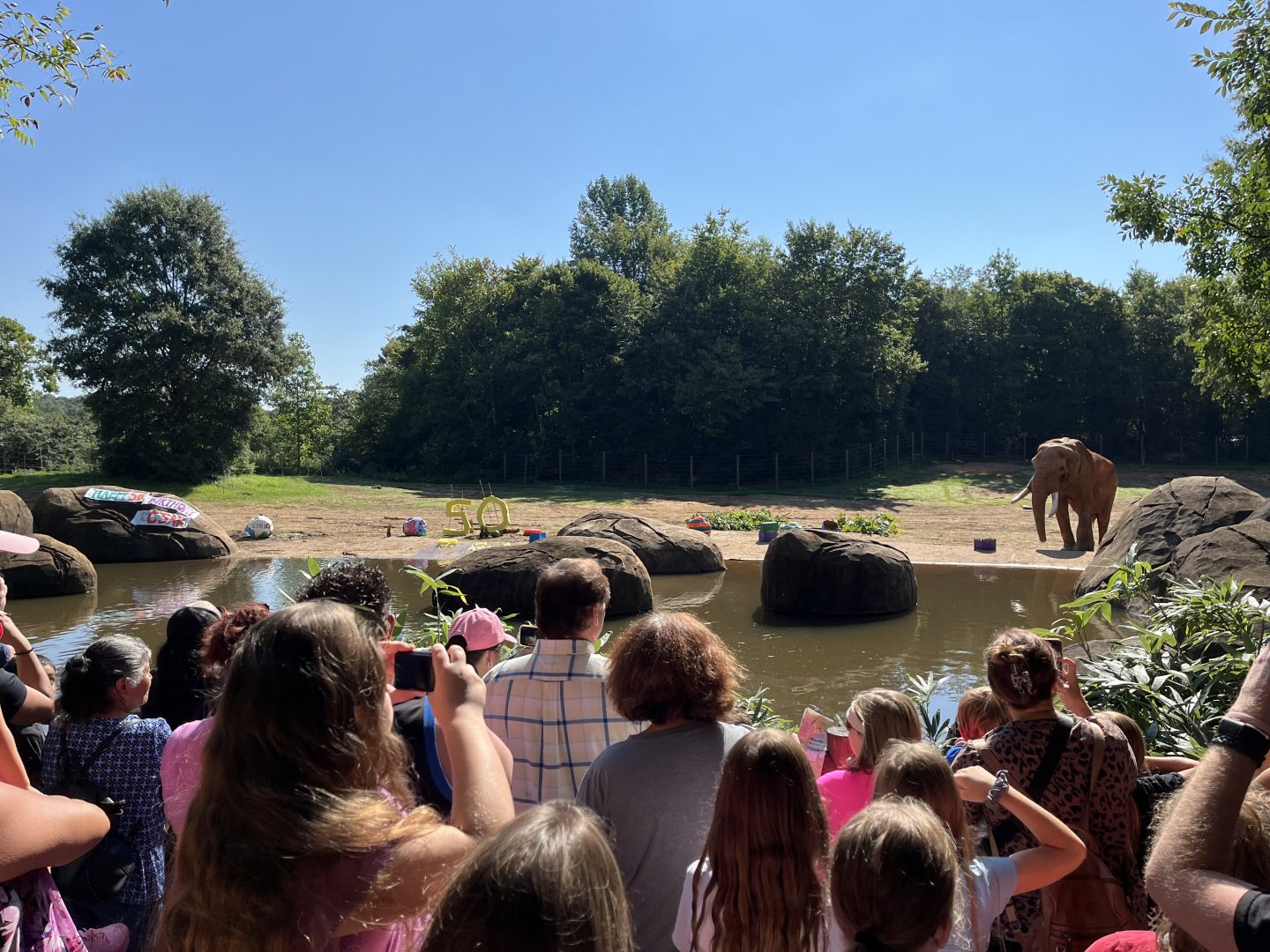 Crowd at C’Sar’s 50th birthday