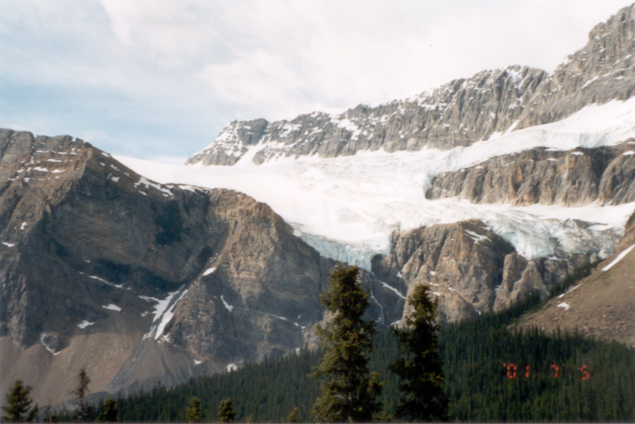 Crowfoot Glacier, Canadian Rockies, July 2001