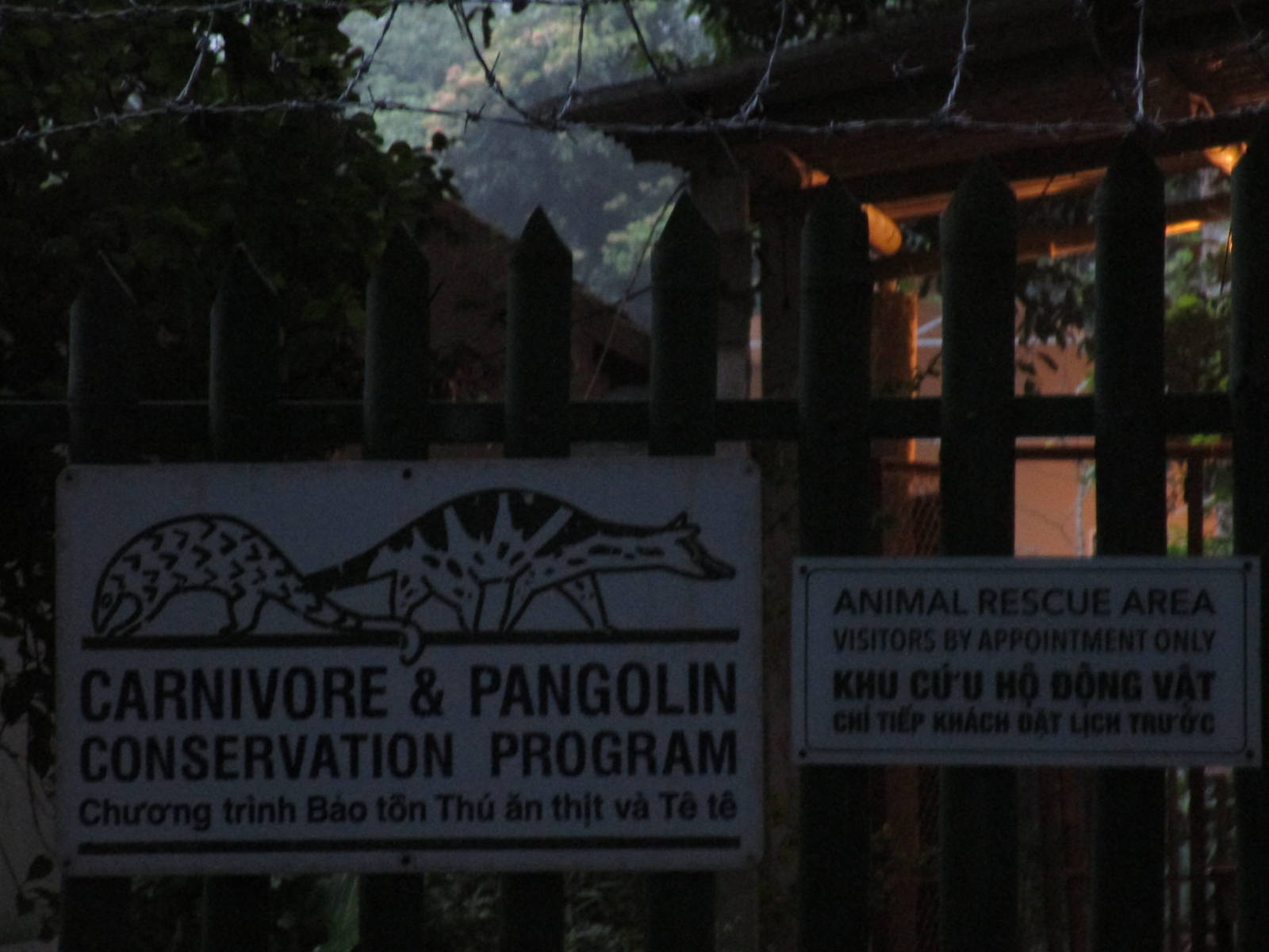 Cuc Phuong National Park - Tantalising Sign - CPCP