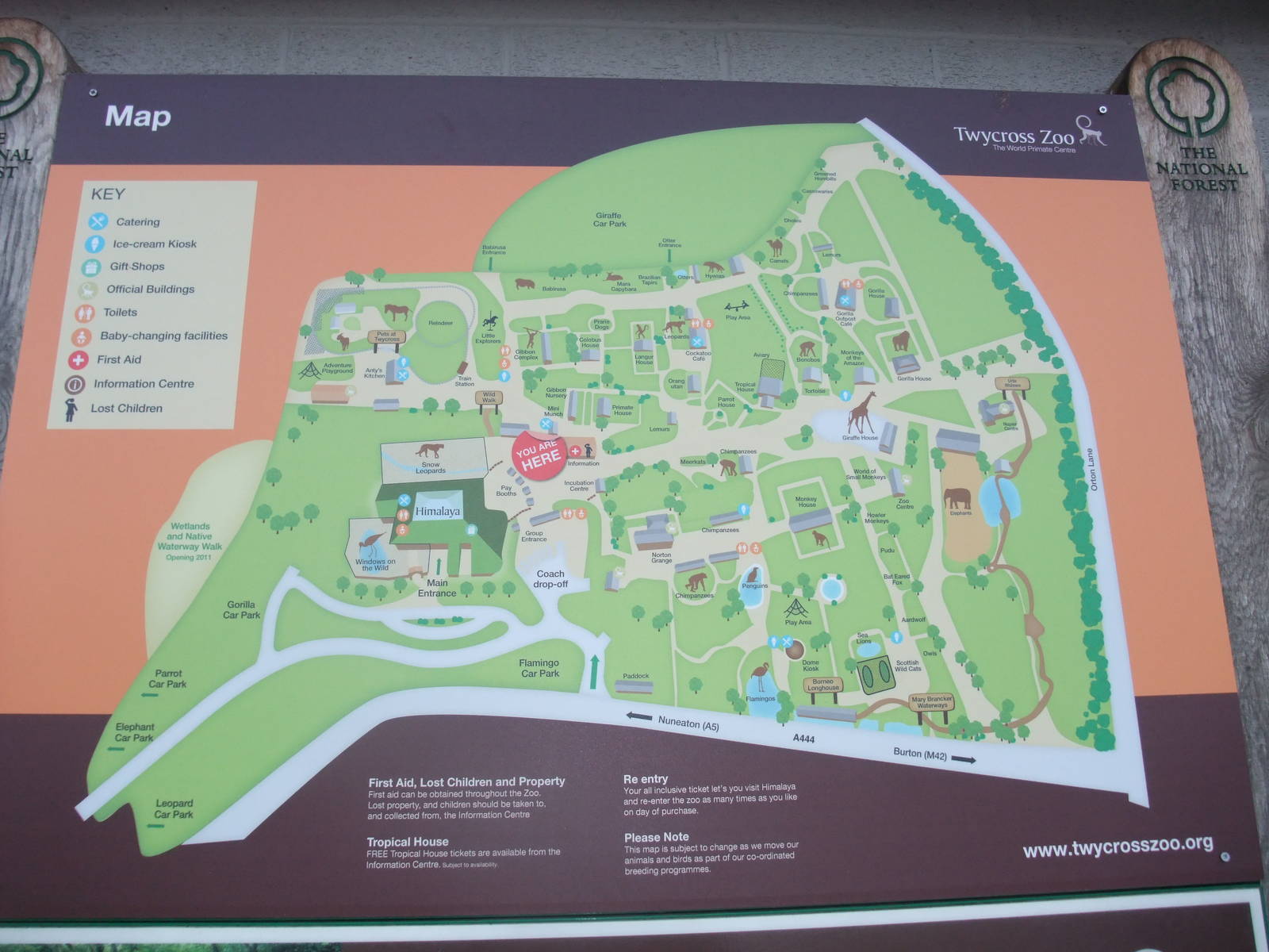 Current Map at Twycross, 28/11/10