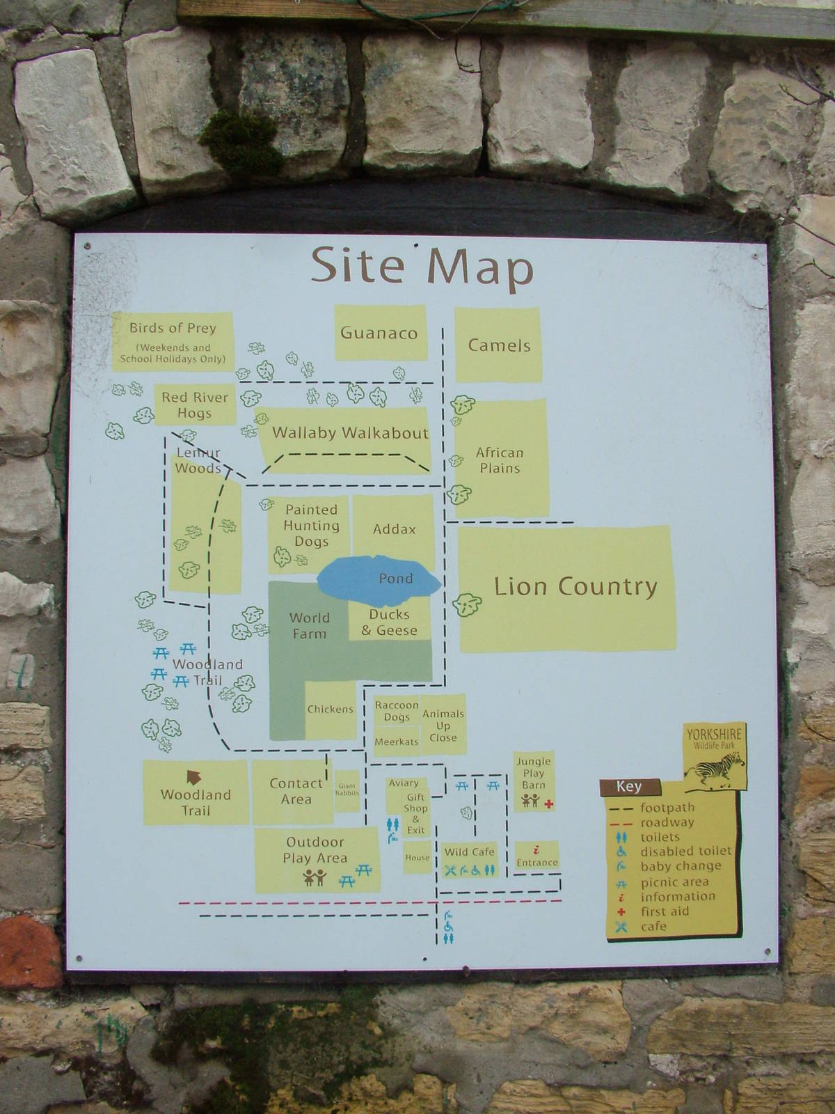 Current map at Yorkshire WP, 18/07/10