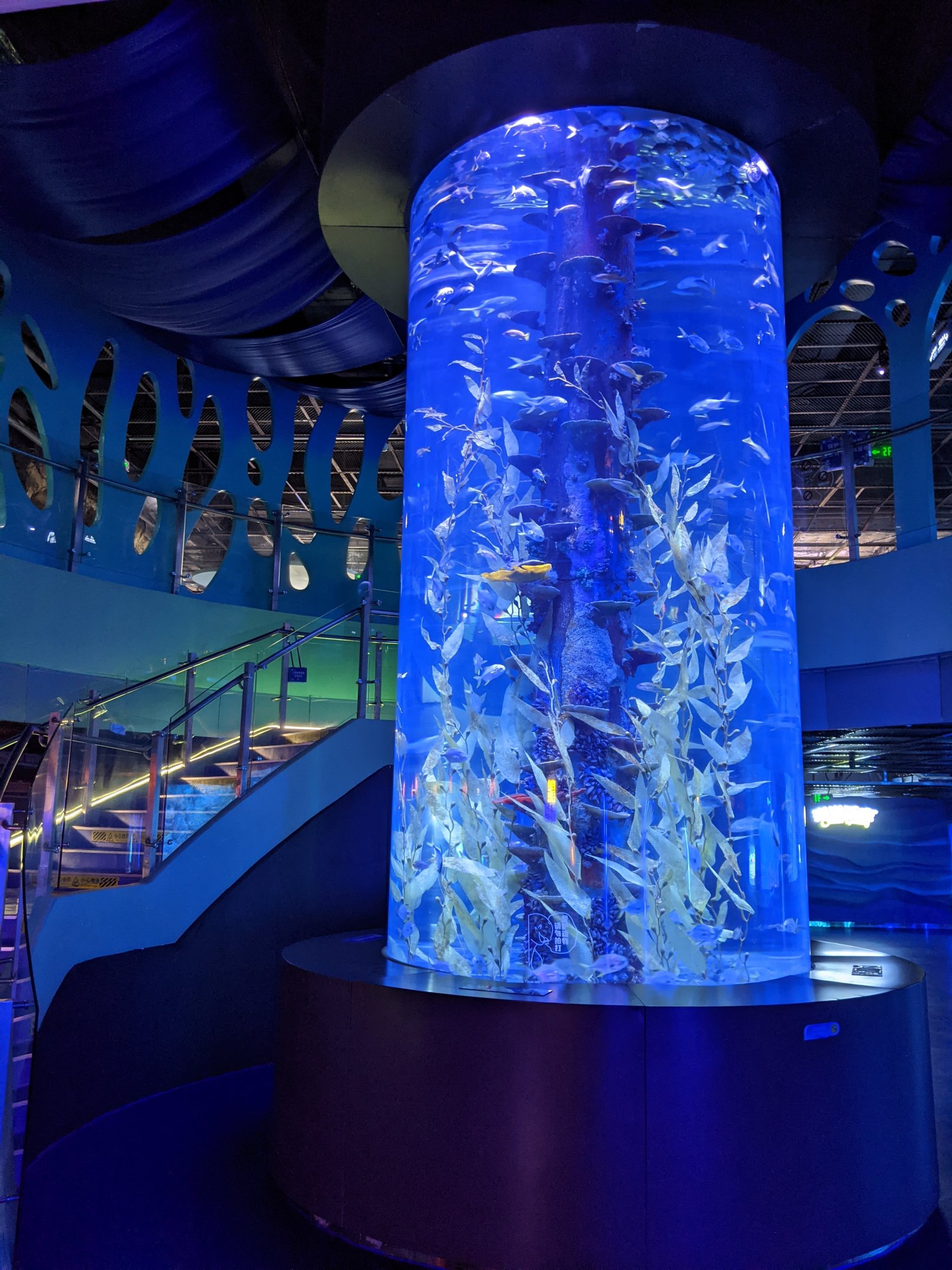 Cylinder tank - Ocean World (Guangzhou)