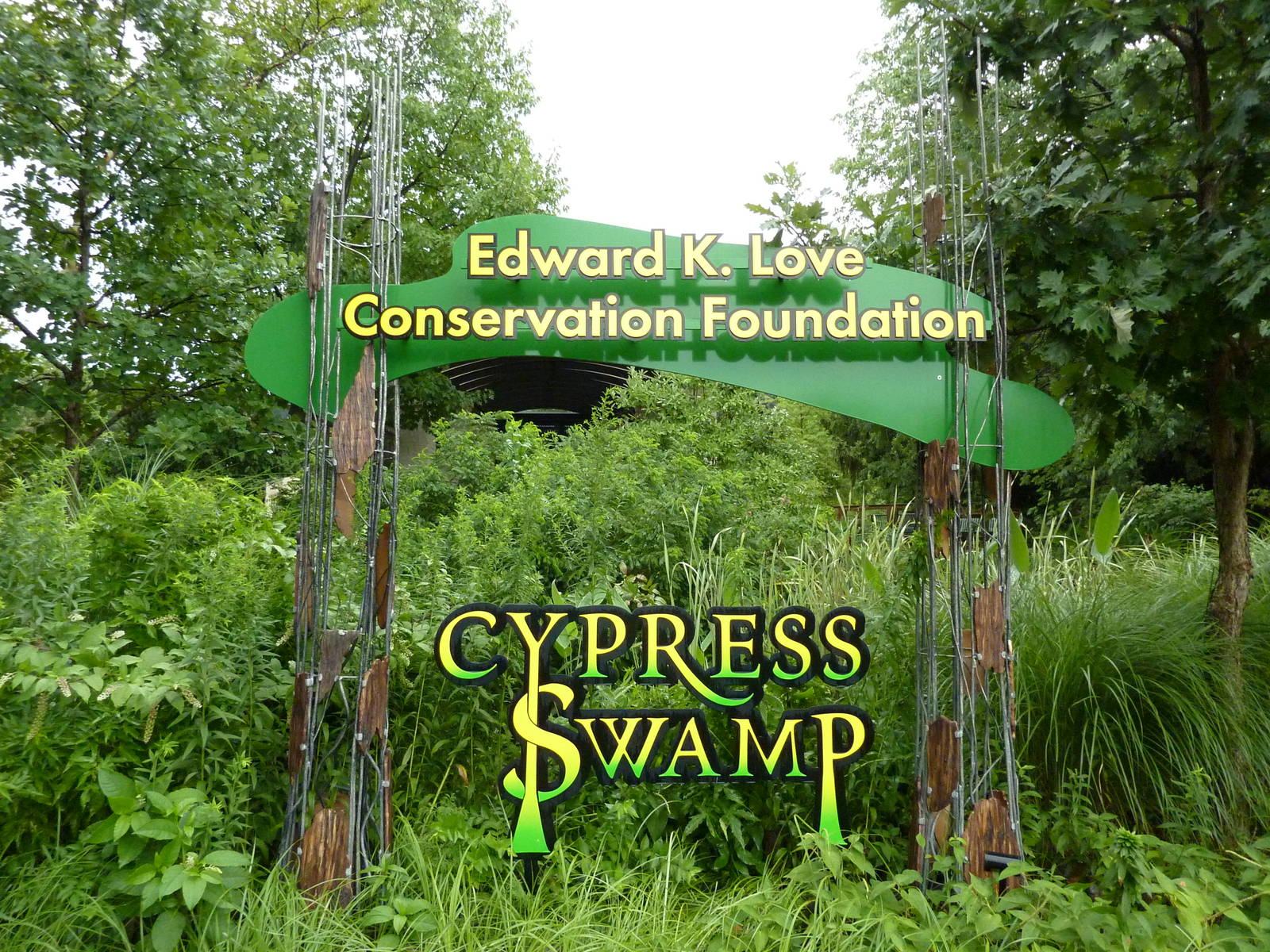 Cypress Swamp - 1904 Flight Cage - Signage