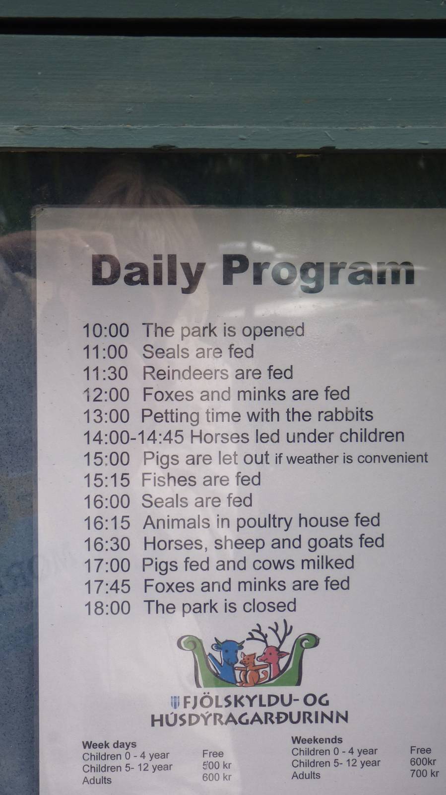 Daily Programme 10 June 2011