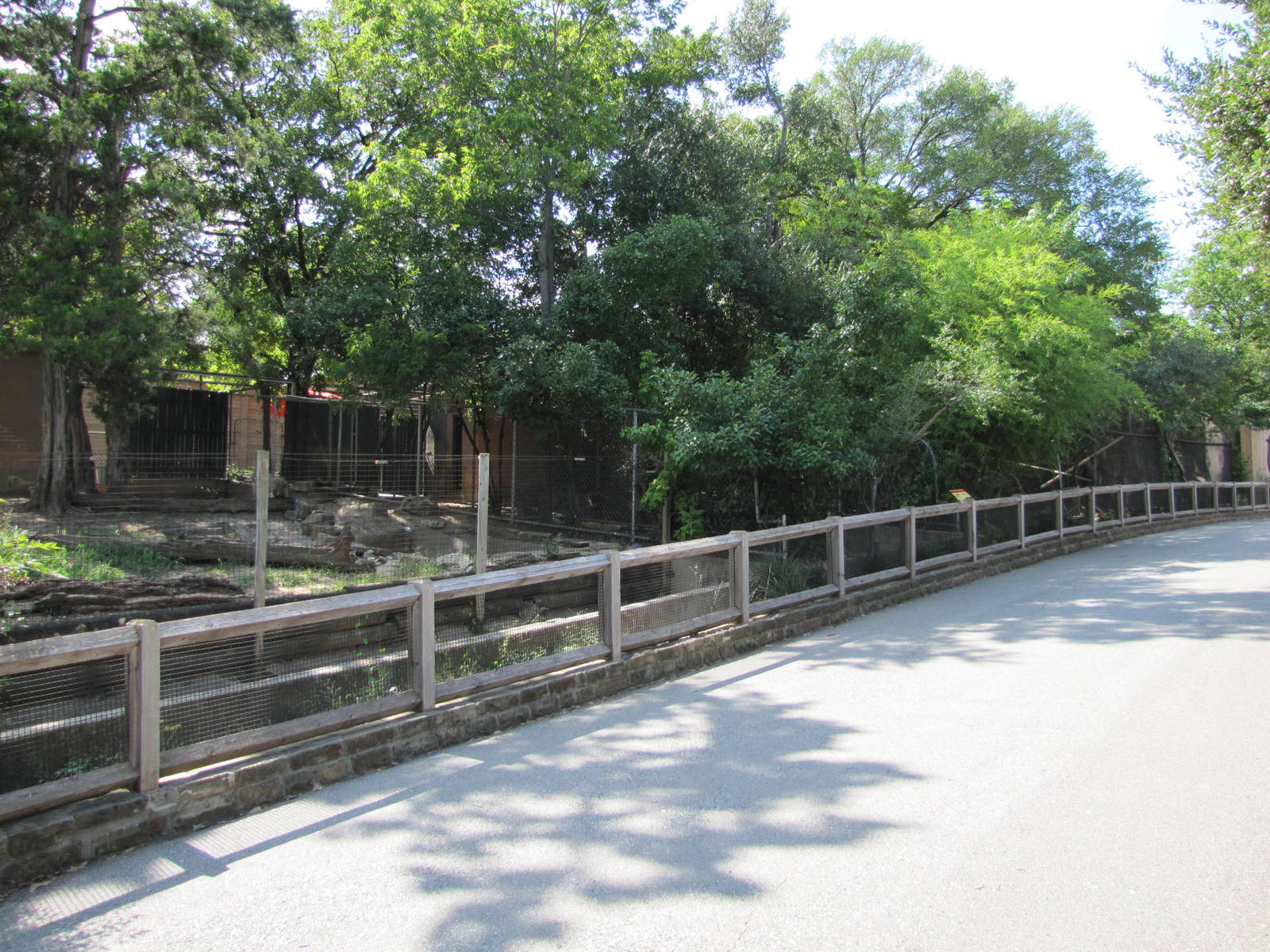 Dallas Zoo 2010 - Front of Giant Anteater exhibit in Zoo North