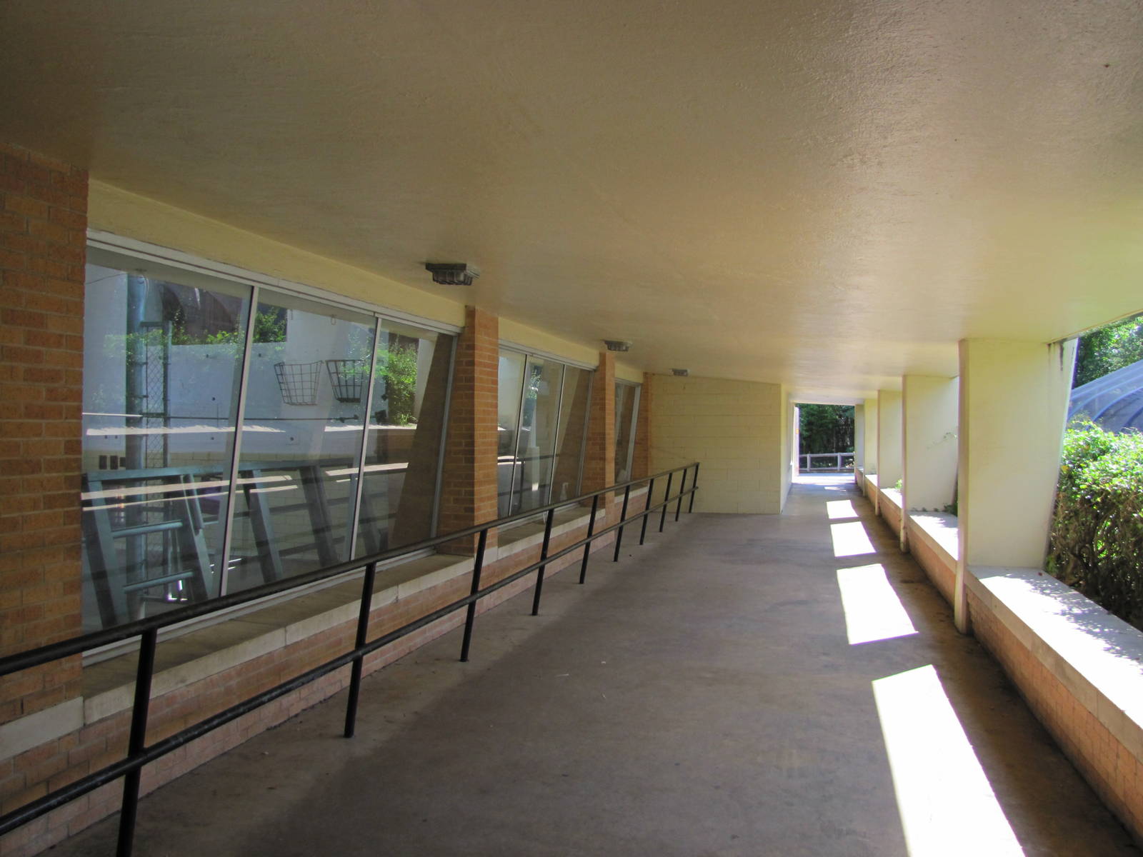 Dallas Zoo 2010 - Viewing windows at the Large Mammal Building