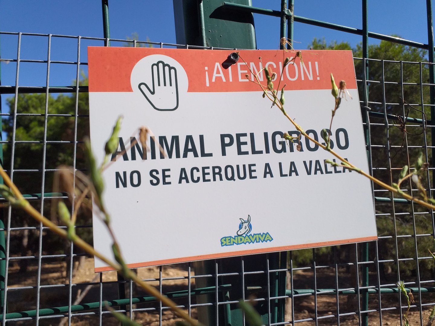 Dangerous animals sign -Sendaviva (2020)