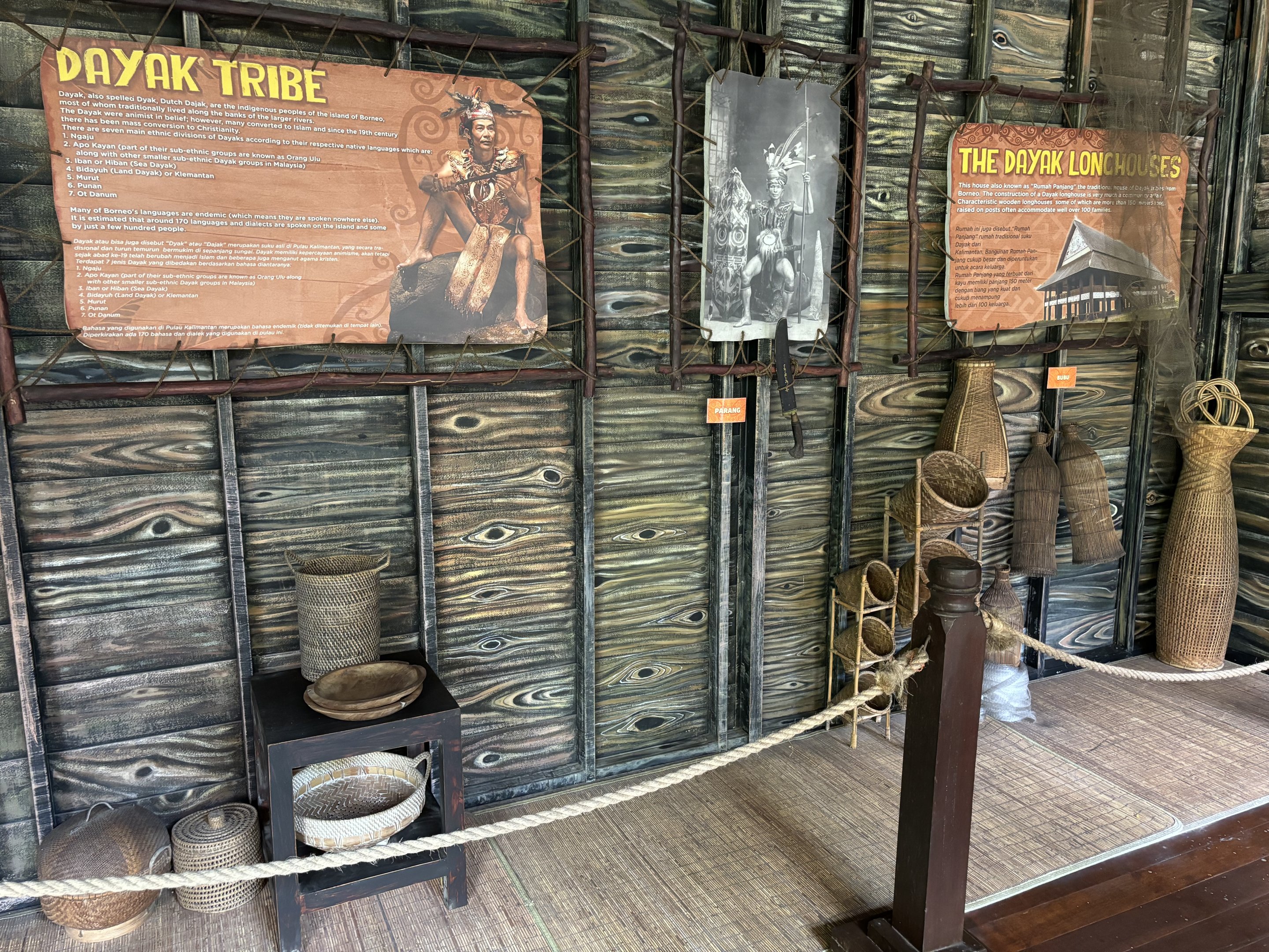 Dayak Indigenous Display