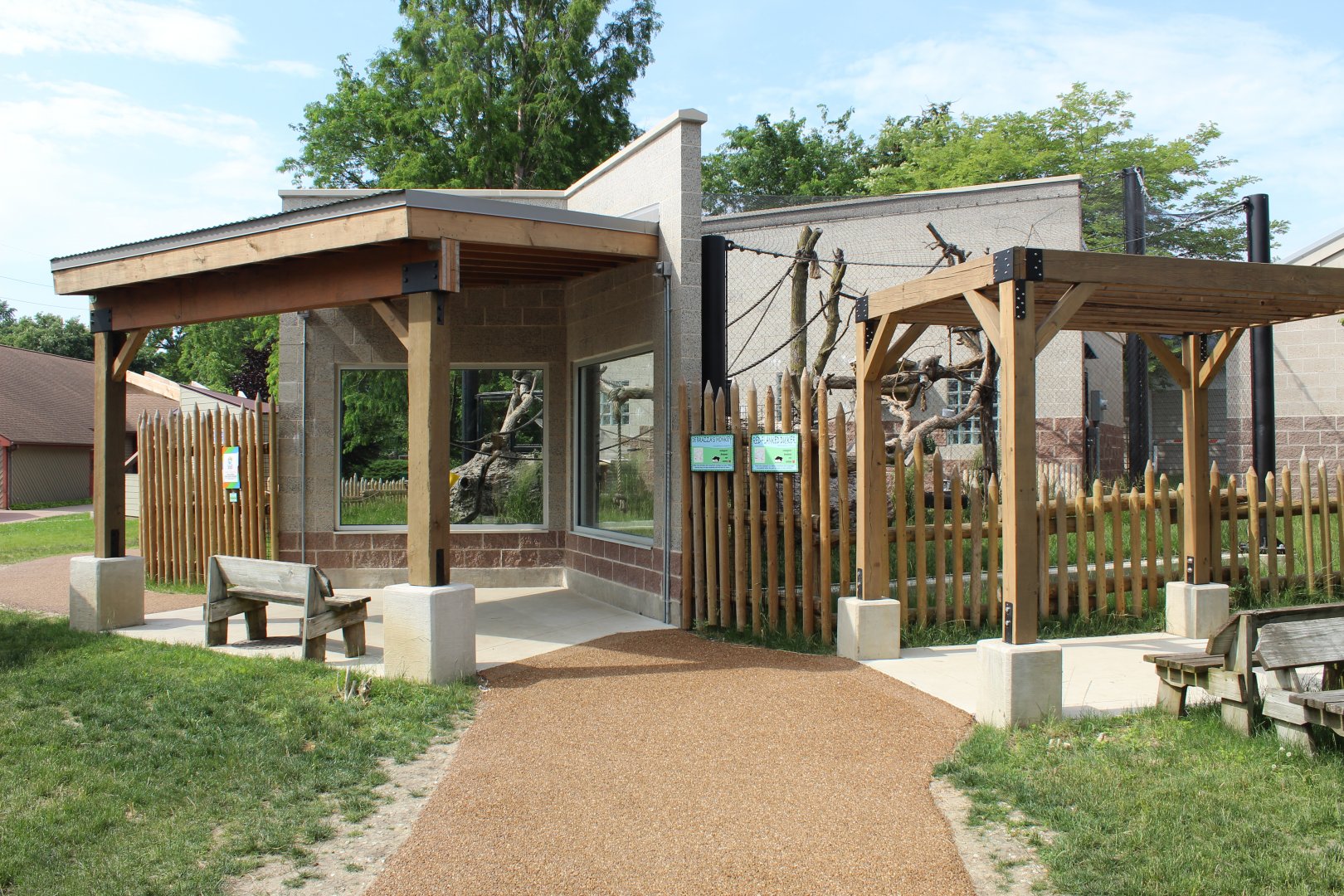 De Brazza's Monkey & Red-flanked Duiker Exhibit